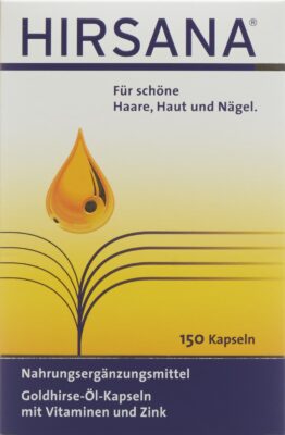 HIRSANA Capsules huile millet doré 150 pce