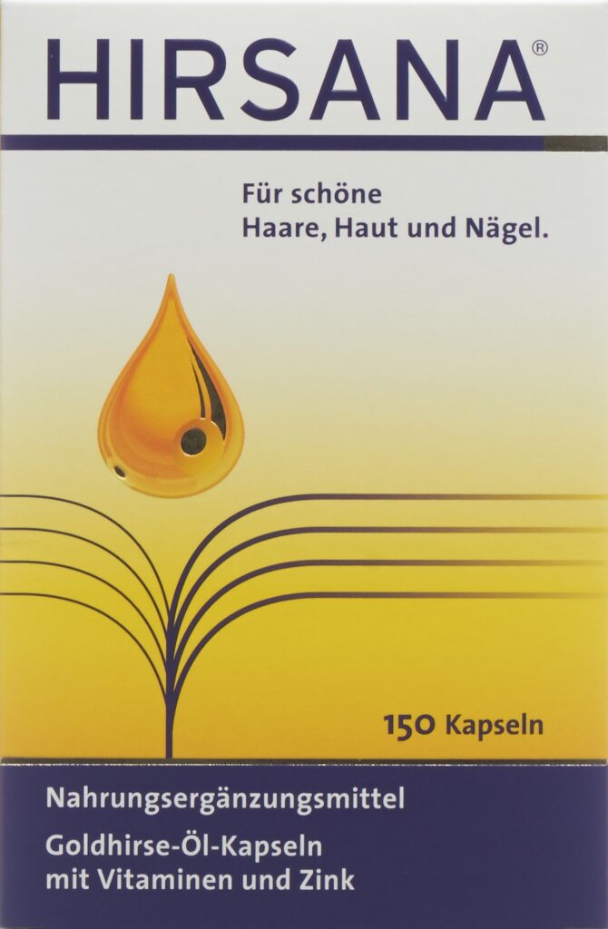 HIRSANA Capsules huile millet doré 150 pce