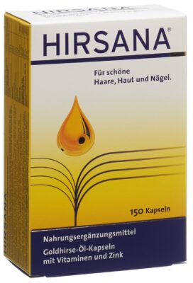 HIRSANA Capsules huile millet doré 150 pce