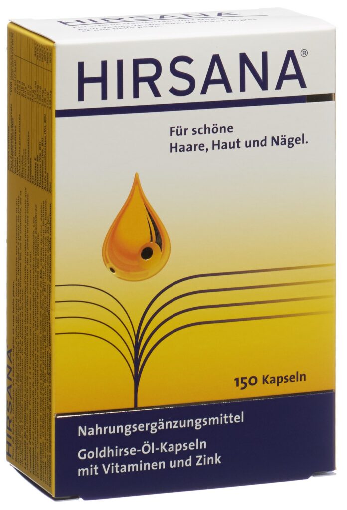 HIRSANA Capsules huile millet doré 150 pce