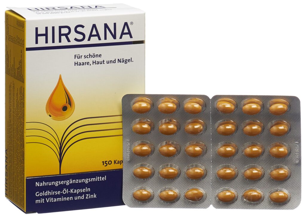 HIRSANA Capsules huile millet doré 150 pce