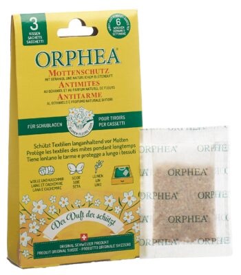 ORPHEA sachets antimite fleurs 3 pce