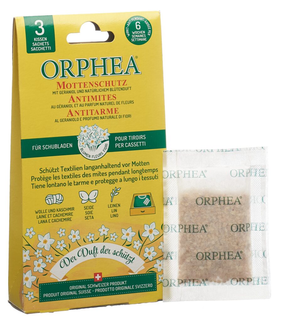 ORPHEA sachets antimite fleurs 3 pce