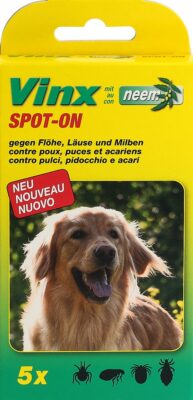 VINX spot on gouttes au neem chien 5 x 1 ml