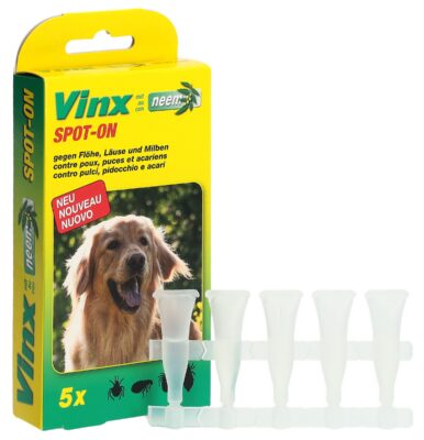 VINX spot on gouttes au neem chien 5 x 1 ml