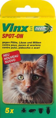VINX spot on gouttes au neem chat 5 x 1 ml