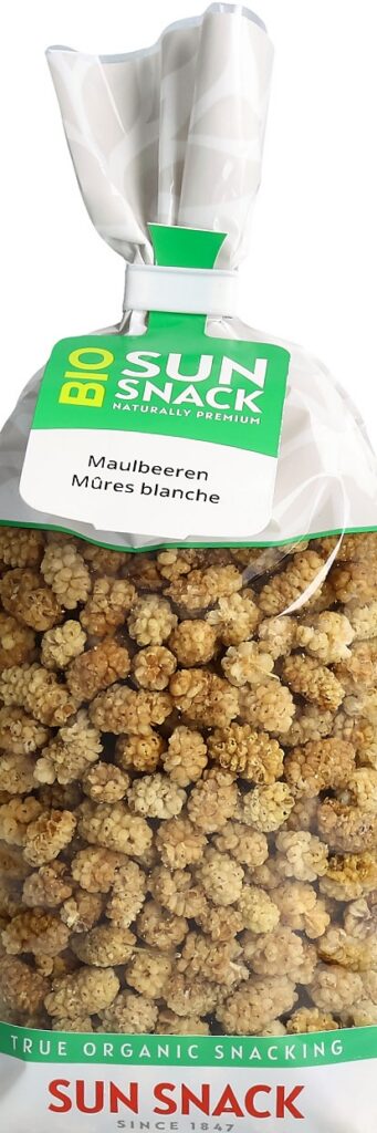 BIO SUN SNACK mûre blanche bio sach 150 g