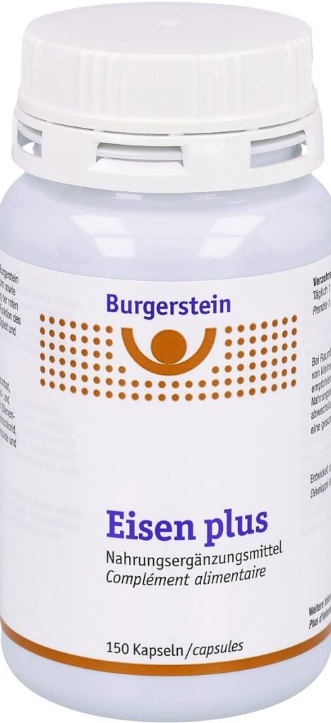 BURGERSTEIN Eisen plus caps moll bte 150 pce