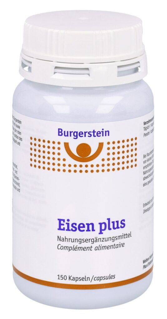 BURGERSTEIN Eisen plus caps moll bte 150 pce