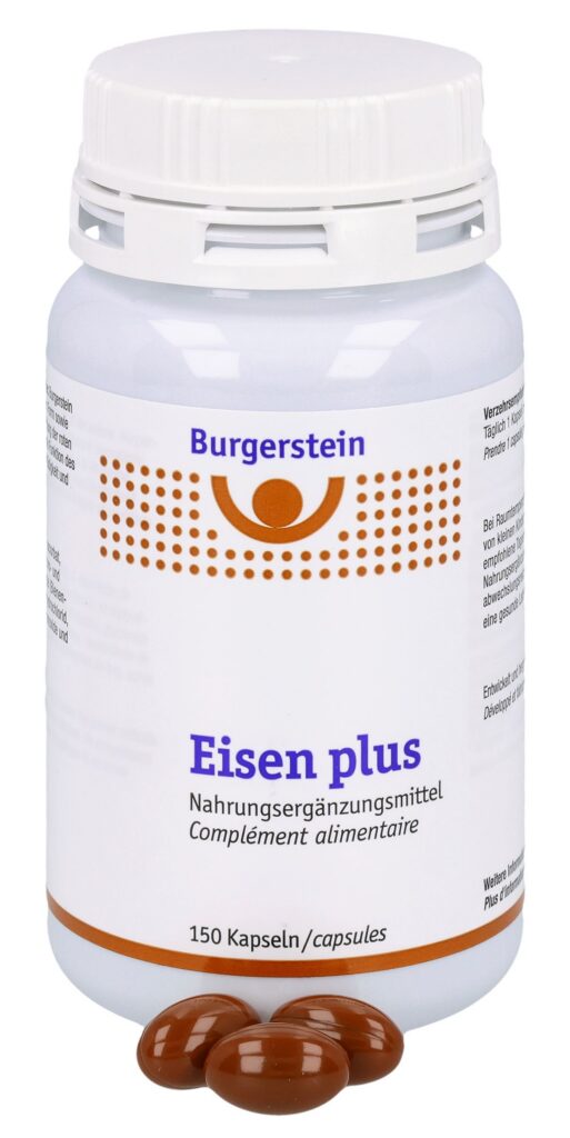 BURGERSTEIN Eisen plus caps moll bte 150 pce