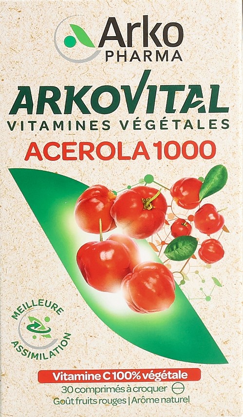 ARKOVITAL Acerola Arko cpr 1000 mg 30 pce