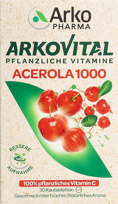 ARKOVITAL Acerola Arko cpr 1000 mg 30 pce