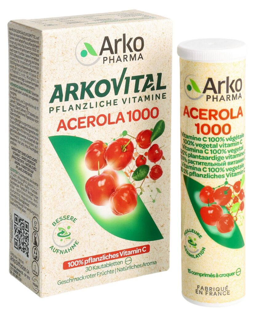 ARKOVITAL Acerola Arko cpr 1000 mg 30 pce