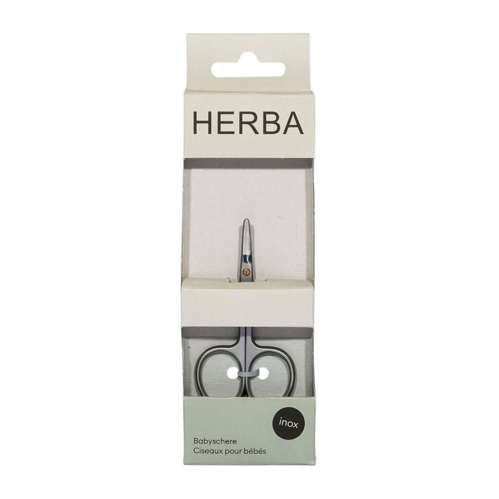 HERBA ciseaux pour bébés inox
