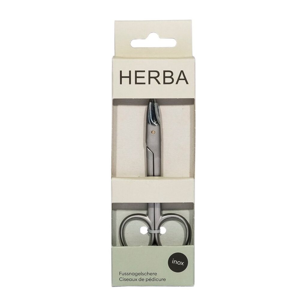 HERBA ciseaux de pédicure inox