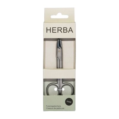 HERBA ciseaux de pédicure inox