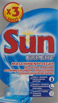 SUN nettoyant machine 3 x 40 g