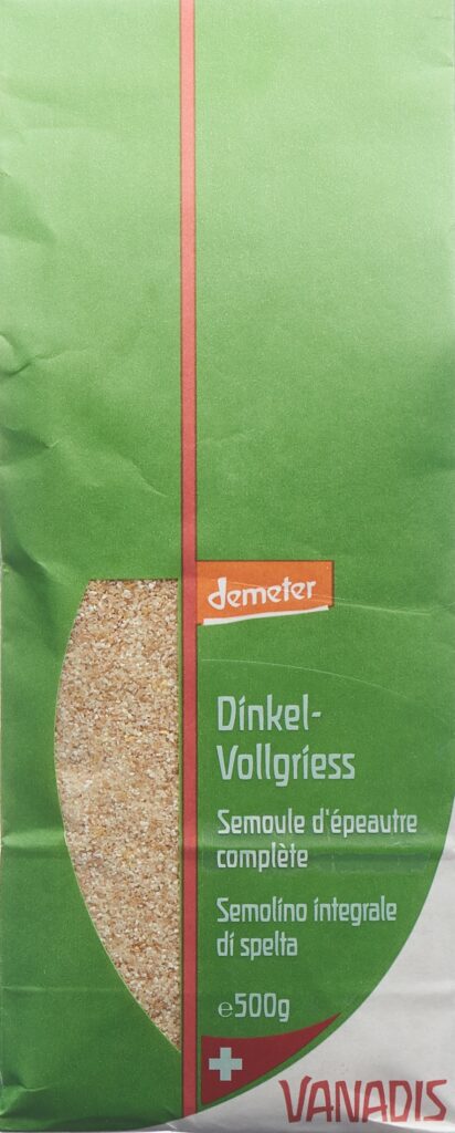 VANADIS semoule intégrale épeautre 500 g