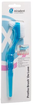 MIRADENT protho brush de luxe bros dent proth bleu