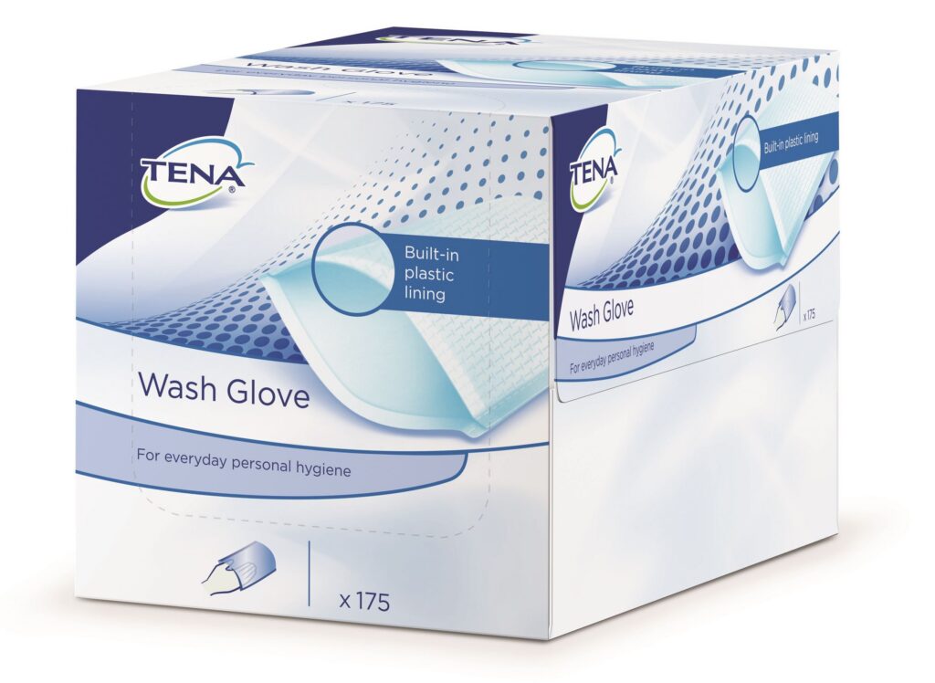 TENA Wash Glove avec film 175 pce
