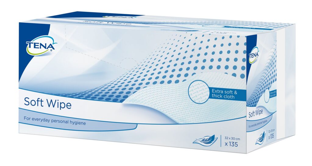 TENA Soft Wipe 30x32cm 135 pce