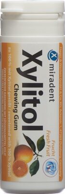 MIRADENT xylitol chewing gum fruit 30 pce