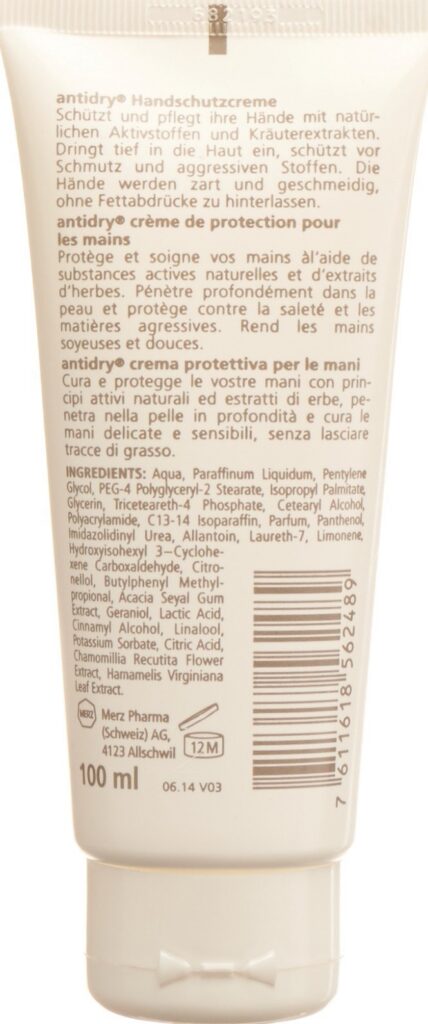 ANTIDRY Skin Care protection mains tb 100 ml
