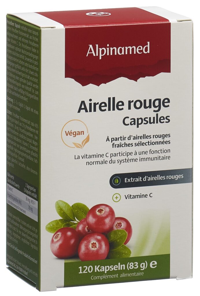 ALPINAMED Airelle rouge caps 120 pce