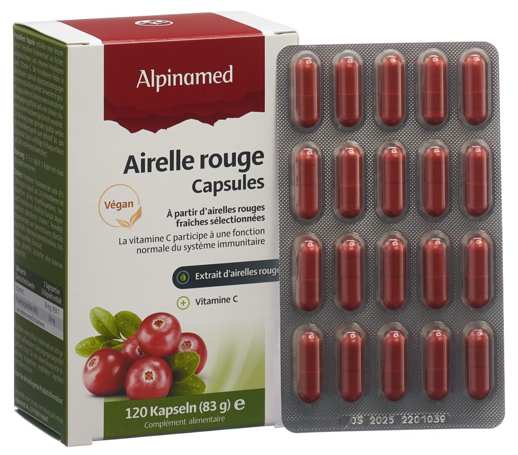 ALPINAMED Airelle rouge caps 120 pce