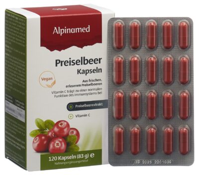 ALPINAMED Airelle rouge caps 120 pce