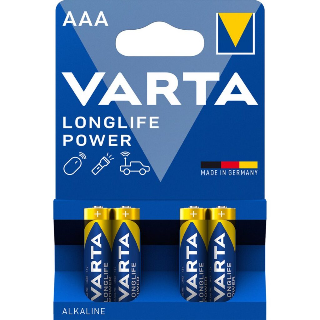 VARTA Longlife Power AAA 4 pce