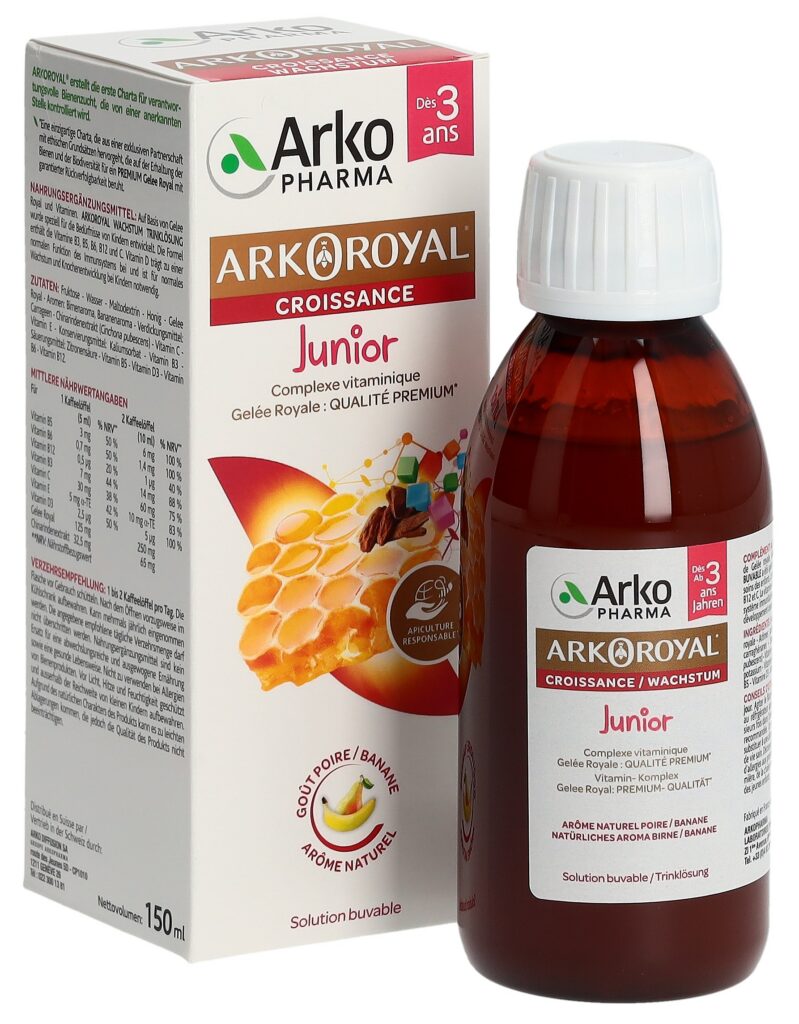 ARKOROYAL sirop croissance junior fl 150 ml
