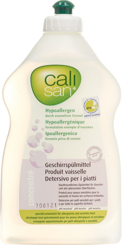 CALISAN produit vaisselle liq hypoallergéni 500 ml