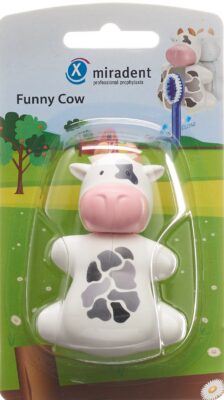 MIRADENT funny snapper porte brosse dents vache