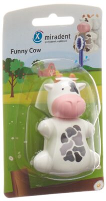 MIRADENT funny snapper porte brosse dents vache