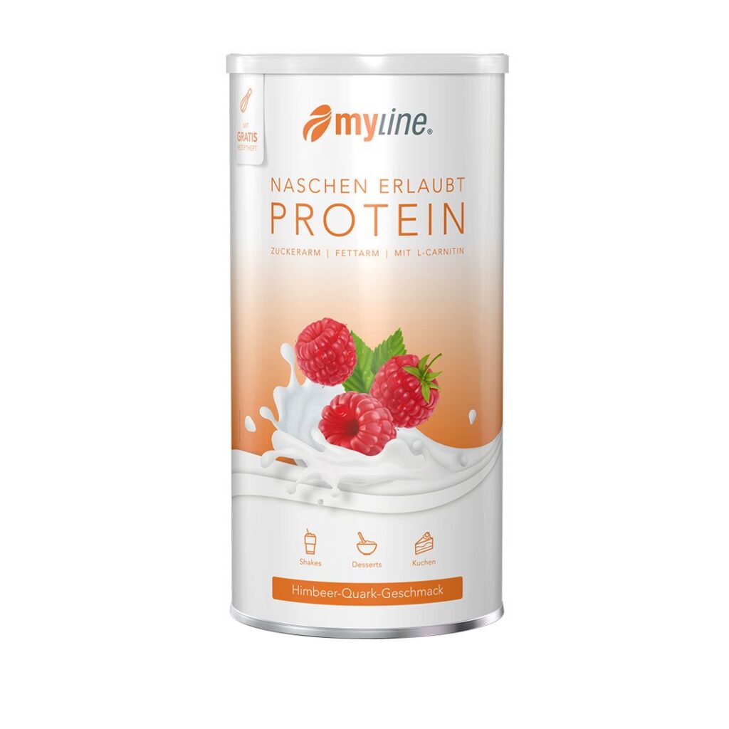 MYLINE protéine avec l-carnitin pdr framboi 400 g