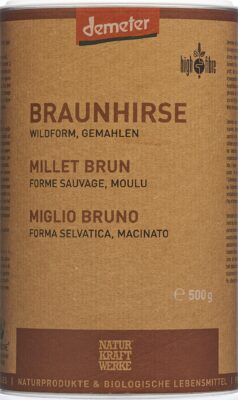 NATURKRAFTWERKE Millet brun moulu Demeter 500 g