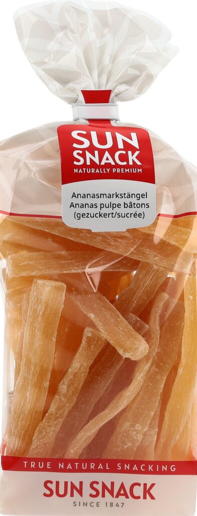 SUN SNACK ananas en bâtons sach 200 g