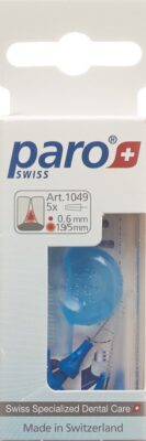 PARO Isola F 1.9/5mm x-fin bleu conique 5 pce