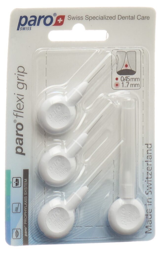 PARO Flexi Grip 1.7mm xxxx-fin blanc cylindr 4 pce
