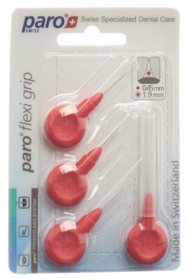 PARO Flexi Grip 1.9mm xxx-fin rouge cylindr 4 pce