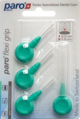 PARO Flexi Grip 5mm medium vert cylindrique 4 pce