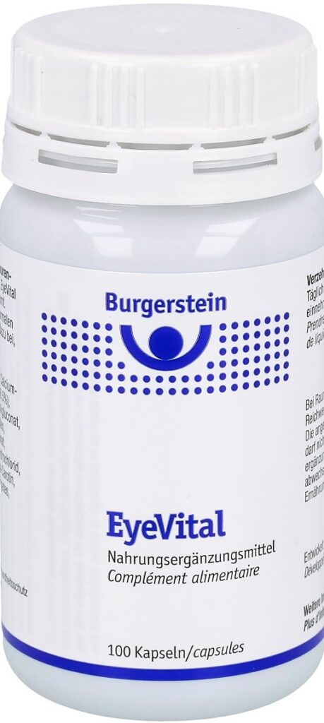 BURGERSTEIN EyeVital caps moll bte 100 pce