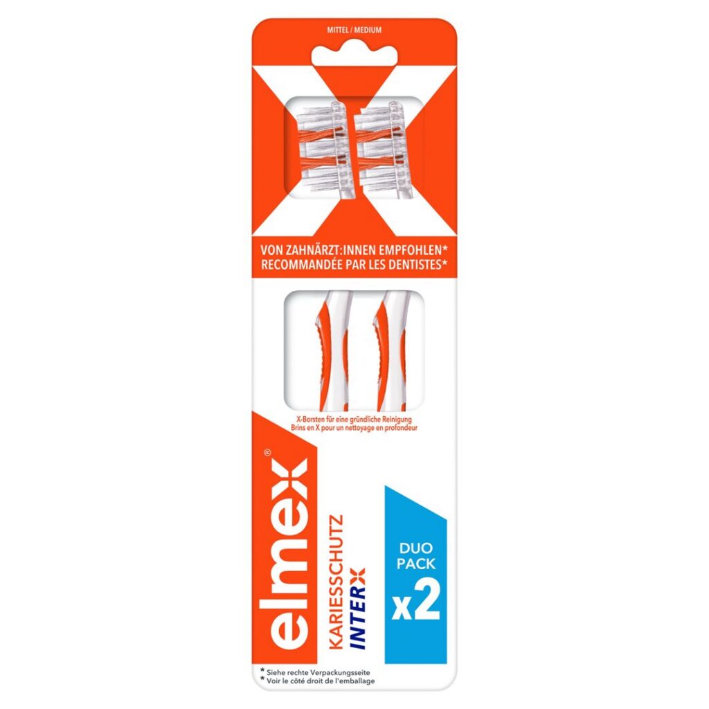 ELMEX PROTECT CARIES InterX med brosse à dents duo