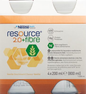 RESOURCE 2.0 fibre vanille 4 x 200 ml