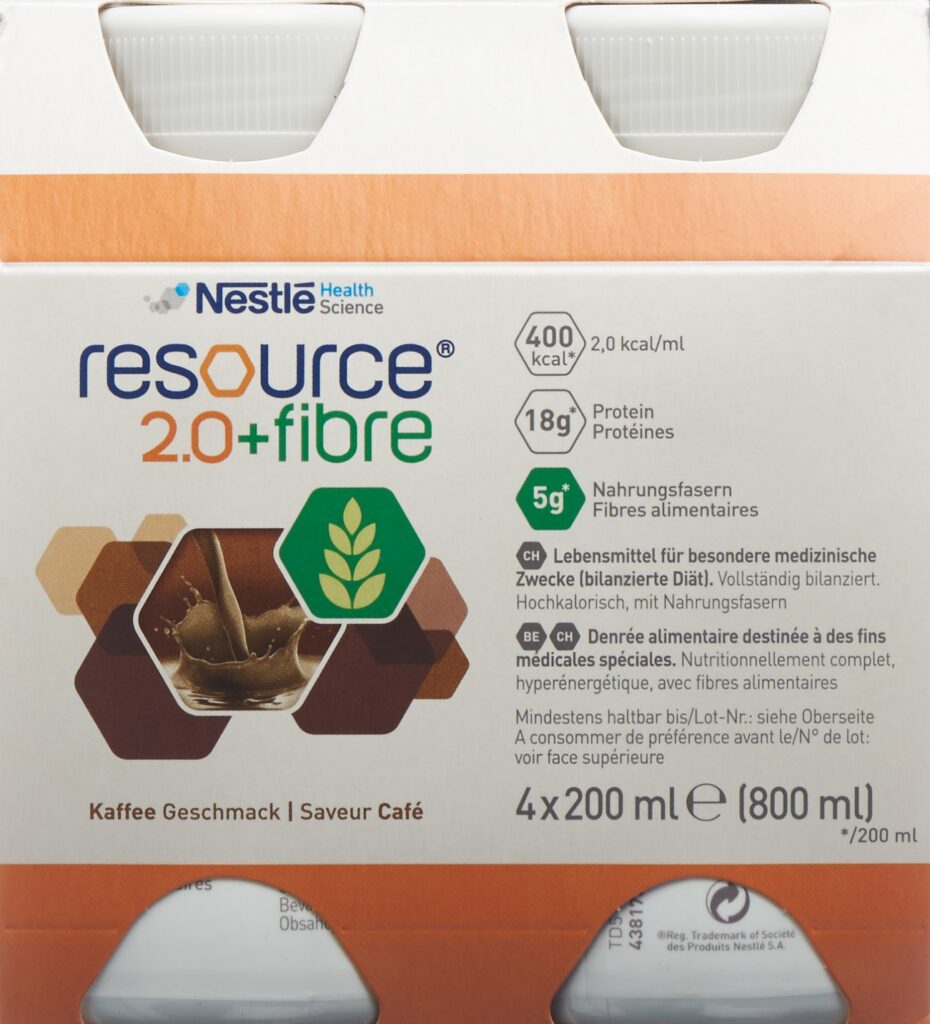 RESOURCE 2.0 fibre café 4 x 200 ml