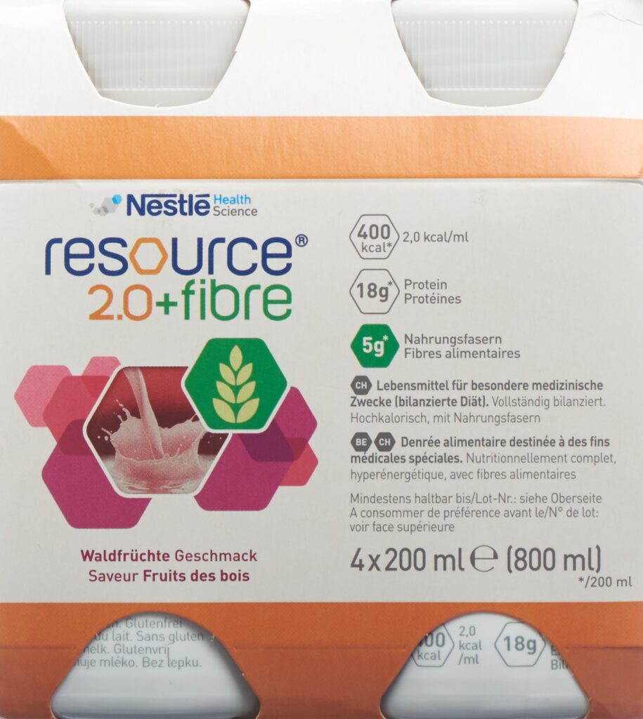RESOURCE 2.0 fibre Fruits des bois 4 x 200 ml