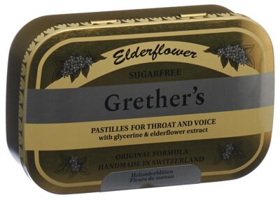GRETHERS Elderflower past s suc bte 110 g