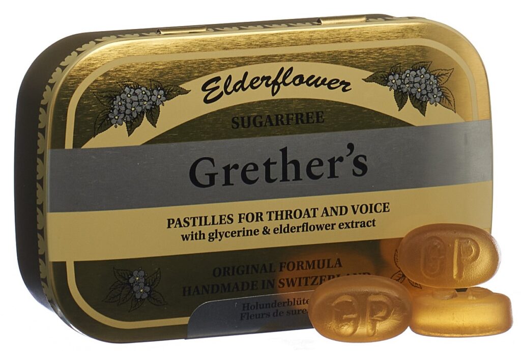 GRETHERS Elderflower past s suc bte 110 g