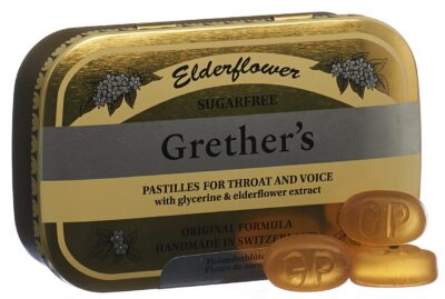 GRETHERS Elderflower past s suc bte 110 g